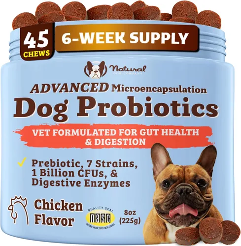 Miniatura 8 de Natural Dog Company Vet Strength Multivitamínico para perros – 90 masticables suaves de alta potencia con glucosamina, condroitina, probióticos