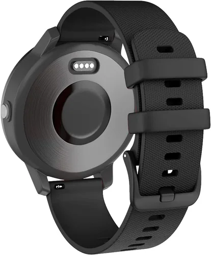 OVERSTEP Vicoactive 3 - Correa de silicona suave de 0.78 pulgadas para Garmin Vivoactive 3/Forerunner 245/645 Music/Samsung Galaxy Watch 1.654