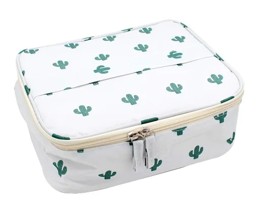 Miniatura 5 de Neceser multifunción bolsa de cosméticos portátil bolsa de maquillaje impermeable bolsa de viaje colgante organizador bolsa para mujeres niñas, Gris
