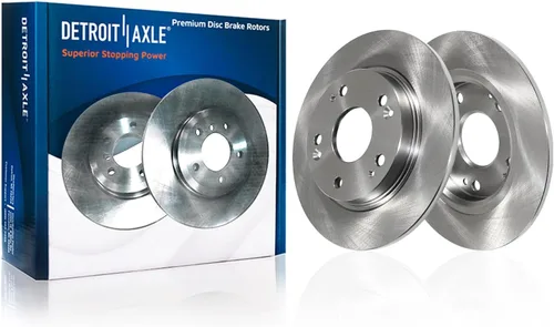 Miniatura 43 de Detroit Axle - Rotores de freno delanteros para Honda Accord Civic Element Fit Insight CSX ILX Rotores de freno de disco Reemplazo de rotores