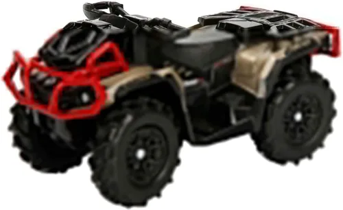 Miniatura 2 de Nuevo modelo Ray Can-Am Outlander XMR 1000R ATV negro y dorado fundido a presión