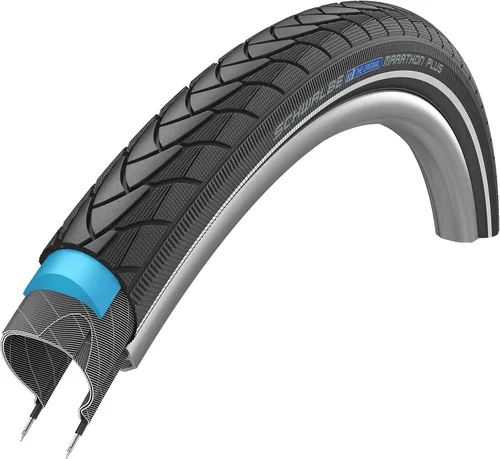 Miniatura 4 de Schwalbe Marathon Plus - Neumático rígido unisex para bicicleta Negro