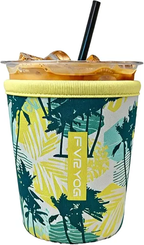 Miniatura 42 de Fundas de neopreno reutilizables aisladas para café helado, fundas para tazas de café helado, fundas para bebidas heladas y calientes
