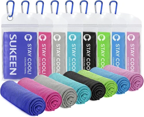 Toalla de refrigeración por evaporación instantánea, toalla de enfriamiento a presión para deportes, yoga, golf, gimnasio, cuello, entrenamiento y
