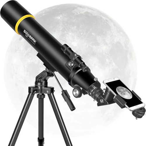 Miniatura 8 de Telescopios para adultos Astronomía, 3.150 in de apertura 35.433 in telescopio refractor profesional para niños y principiantes, telescopio de viaje