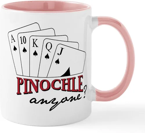 Miniatura 99 de CafePress Euchre Champ Mugs Taza de café de cerámica de 11 oz (11.0 fl oz)