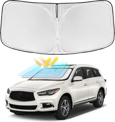 Miniatura 94 de para Dodge RAM 1500 2019-2024 2025 2026 Parasol Parasol para Parabrisas Cubierta - 4 Capas Parasol para Ventana Delantera para RAM1500 2Puertas