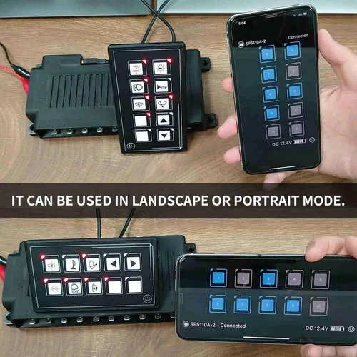 Miniatura 3 de para aplicación de 10p Control Yctze 10P Panel de control de membrana Bluetooth APP Control con módulo de retroiluminación LED táctil PPTC integrado