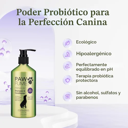 Miniatura 3 de PAWFUME Champú y Acondicionador para Caída de Pelo de Perro, Lavanda Real, 1 Paquete – Nutrir y Desenredar para un Abrigo Sedoso y Suave