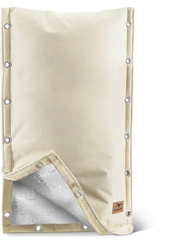 Cubierta aislante para prevención de reflujo, cubierta aislante de tubo de apertura de 3 vías para válvula de riego, cubierta de rociador para Beige
