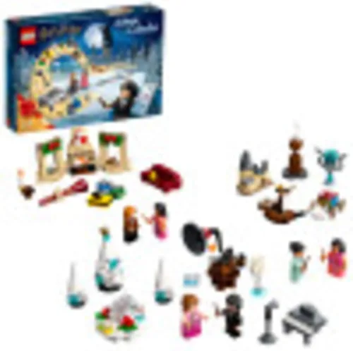 LEGO Harry Potter 2020 Calendario de Adviento 75981, Juguetes Coleccionables de La Fiesta de Navidad de Hogwarts, Harry Potter y El Cáliz de Fuego y