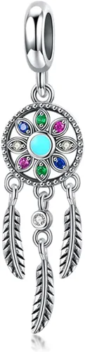 Miniatura 20 de BISAER Hamsa - Dije de mano de plata de ley, piedras preciosas azules de mal de ojo, se adapta a brazalete, pulsera, collar