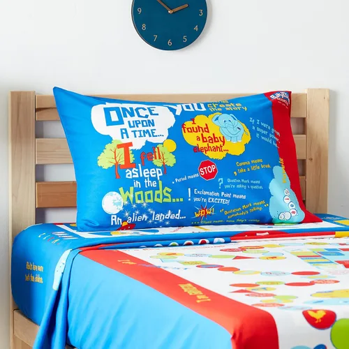 Miniatura 8 de Playtime Edventures - Funda de almohada Playtime Story-Time con más de 20 frases e imágenes para principiantes. - Funda de almohada de microfibra