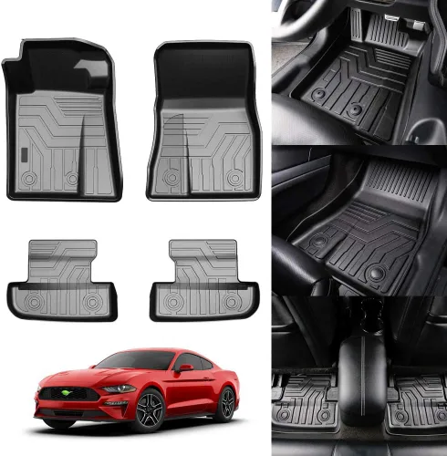 Miniatura 45 de KUST Alfombrillas de suelo personalizadas para Nissan Titan 2017-2024/Nissan Titan XD Crew Cab 2016-2024