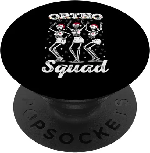 Miniatura 6 de Ortho Squad - Esqueleto de Navidad ortopédico para enfermera, vida, PopSockets MagSafe PopGrip para iPhone