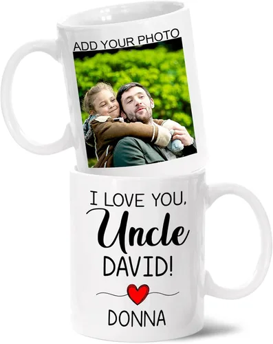 Miniatura 8 de Taza personalizada para abuela, taza con foto personalizada para abuela, regalo de cumpleaños para abuela, taza de café con foto personalizada, taza