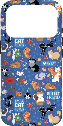 Miniatura 30 de Disney Carcasa para iPhone 17, diseño de gatos I Love My Cat