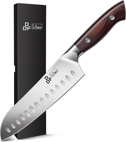 Miniatura 11 de DDF iohEF Juego de cuchillos de cocina, juego de 16 piezas para cocina con bloque, juego de cuchillos de acero inoxidable japonés con afilador