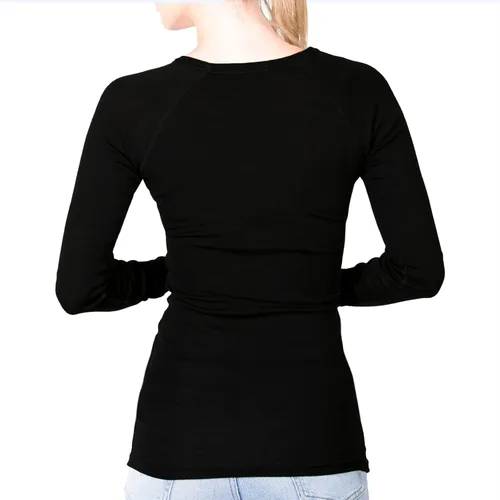 Miniatura 2 de MERIWOOL Camisa térmica de 100 lana merina ligera para mujer