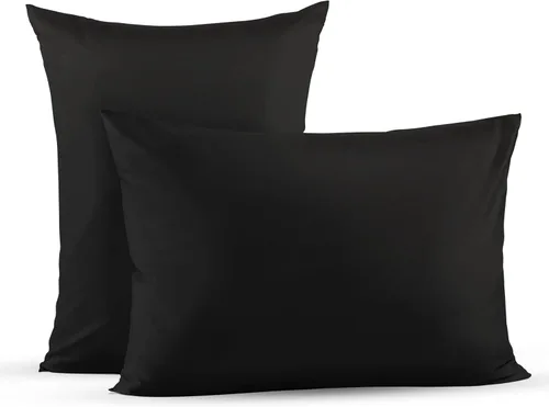 Miniatura 21 de Superity Linen Fundas de almohada de tamaño estándar, cierre de sobre, paquete de 2, 100% algodón suave y cómodo, color beige