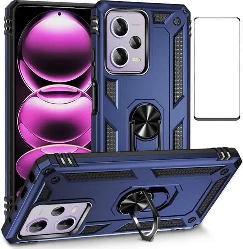 Miniatura 75 de Funda para Xiaomi redmi Note 12 Pro Plus 5G con protector de pantalla, soporte delgado protección militar a prueba de golpes Armor Defender Funda