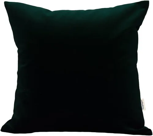 Miniatura 5 de TangDepot - Funda de almohada lisa de terciopelo, funda de cojín supersuave de lujo, muchas opciones de colores y tamaños