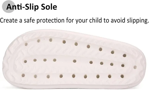 Miniatura 4 de sharllen Sandalias de nube para niños y niñas, pantuflas de casa, cómodas pantuflas de nube para niños, antideslizantes, para niñas, sandalias