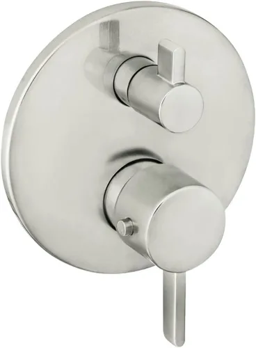 Miniatura 7 de hansgrohe Ecostat 04233820 - Moderna válvula de ducha con equilibrio de presión en níquel cepillado