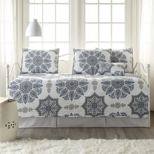 Miniatura 21 de Southshore Fine Living, Inc. Juegos de Edredón para Cama Nido Individual, Juego de Ropa de Cama Boho de 6 Piezas con Funda para Cama Nido, 3 Fundas