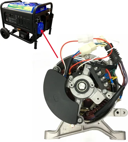 Miniatura 5 de Regulador de voltaje automático AVR para 5KW 5.5KW 6.5KW 5000 5500 6500 Halfmoon Generador diesel de gas monofásico Regulador de Voltaje