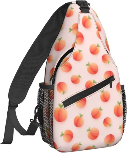 Miniatura 43 de Famame Mochila bandolera para el pecho, bolsa de hombro cruzada, gimnasio, ciclismo, viajes, senderismo, Varios