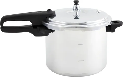 Miniatura 10 de IMUSA USA A417-80808 Olla a presión de 22 qt Jumbo para estufa con regulador y asas laterales, plateado