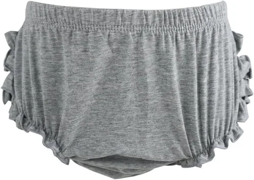 Miniatura 2 de Wennikids cubre pañal, pantalones cortos algodón para niña, S / 0-6 meses, Gris