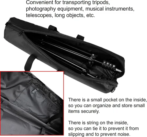 Miniatura 4 de Estuches para trípode y monopié para cámara, equipo de fotografía, fundas para telescopios, bolsas de protección para instrumentos musicales, bolsas