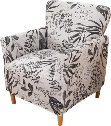 Miniatura 14 de FUANGUI Funda para Sillón de Banquete con Brazos Fundas para Sillas Elásticas Funda para Sillón Club Funda Suave para Sillón Sofá Cubiertas 03