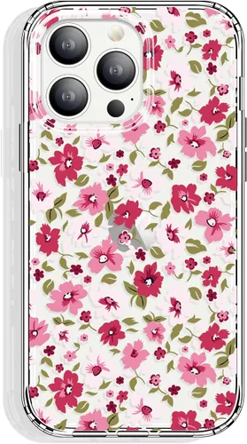Miniatura 23 de GYZYA Funda transparente para iPhone 14 y iPhone 13 de 6.1 pulgadas con diseño de patrón, funda protectora delgada de TPU + parachoques a prueba