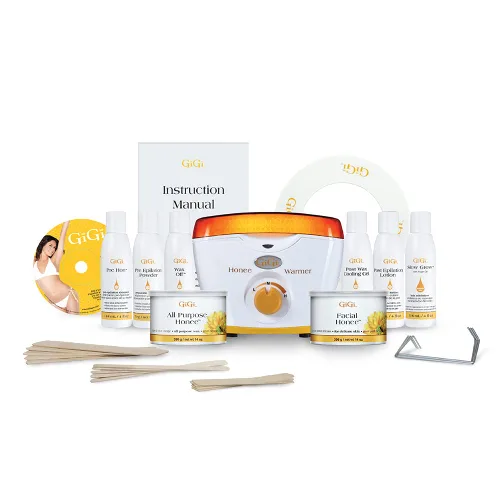 Miniatura 9 de GiGi Mini Pro Kit de depilación para mujeres, kit de depilación para cara y cuerpo, uso en salón y en casa, portátil y conveniente, para todo tipo
