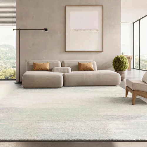 Miniatura 50 de SAFAVIEH, colección Adirondack - Alfombra de 6 x 9 pies, plateada/multicolor, abstracta, moderna, no desprende pelo, de fácil cuidado, para zonas