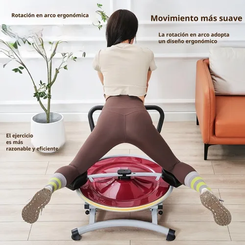Miniatura 7 de Ab Circle Pro Fitness Turntable Entrenador Abdominal - Equipo de Core para Gimnasio en Casa con Almohadilla Arrastrable Rotatoria