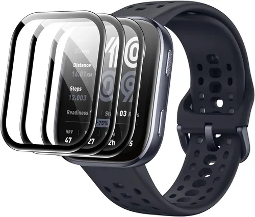 Miniatura 19 de Protector de pantalla compatible con Amazfit Active 2, antiarañazos, cobertura de pantalla completa 3D, compatible con fundas, HD Ultra, paquete de 3