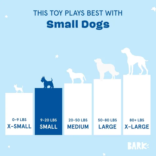 Miniatura 6 de Barkbox Juguete para Perros 2 en 1 Interactivo Exterior de Felpa con Chirriador y Material Crujiente, Juguete para Perro Desgarrable con Pelota
