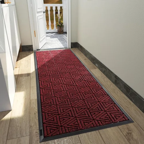 Miniatura 84 de Yimobra Alfombra para Puerta Delantera Exterior Entrada 29.5x17, Impermeable Resistente Alfombras Exteriores para Puerta Delantera, Alfombra
