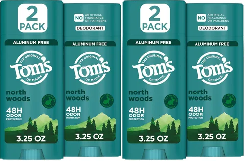 Miniatura 18 de Tom's of Maine Desodorante natural sin aluminio de sándalo y vainilla para mujeres y hombres, se aplica transparente, protección contra olores