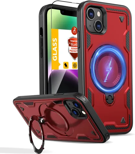Miniatura 102 de Funda magnética para Google Pixel 9A compatible con cargador inalámbrico MagSafe, para Pixel 9A, funda de teléfono integrada de 360 °, con 2