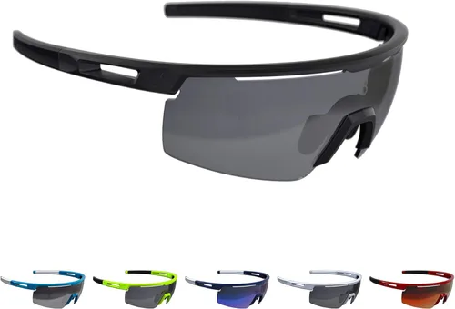 Miniatura 12 de BSG-57 Avenger - Gafas deportivas con lentes intercambiables para ciclismo y protección solar Matt blanco