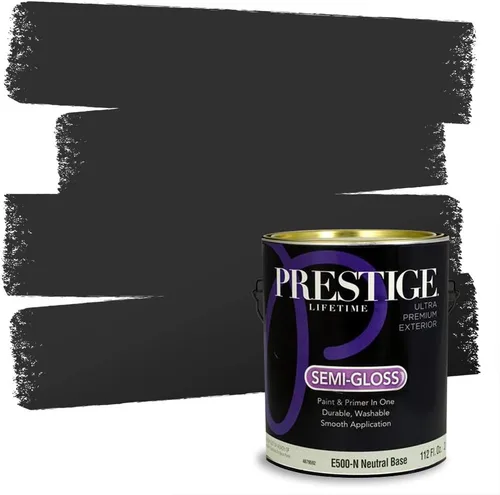 Miniatura 201 de Prestige Paints - 2 en 1, pintura base y pintura de exterior, P500-N-SW7020 SW6991-PCM