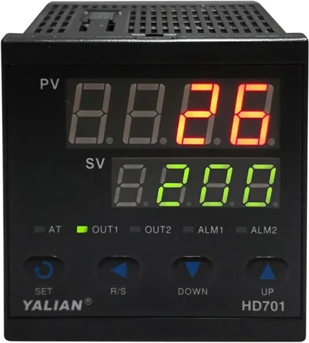 Miniatura 3 de Pid Temperature Controller Thermoregulator AC 100 to 240V Thermocouple Input Relay Output 2 Line Dispaly for Celsius(C)(HD701)