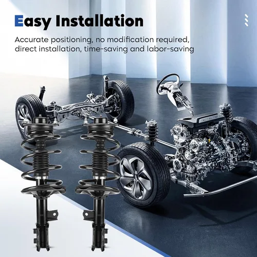 Miniatura 6 de Conjunto completo de puntales delanteros con amortiguador de resorte helicoidal apto para Kia Forte Sedan FWD/Forte Koup FWD 2010-2013, 2012-2013