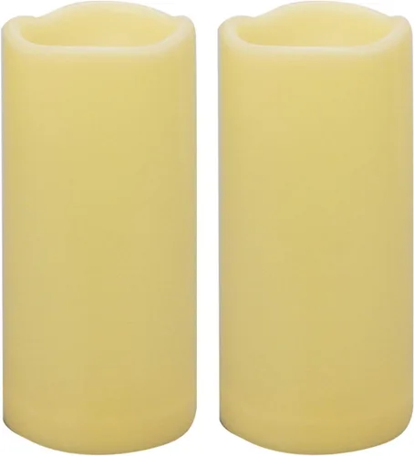Miniatura 15 de Velas LED sin llama, funciona con pilas, con temporizador integrado de 6 horas, resistente al agua para exteriores, luces de luna para calabaza