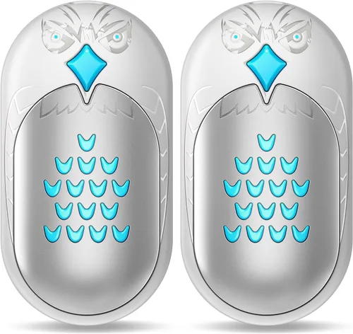 Miniatura 12 de Hand Warmers Rechargeable, 2 Pack 6000mAh Electric Portable Heater, 20 Hrs Long Heating Hot Pockets Hand Warmer, Hunting Gear, Gifts for Women, Men